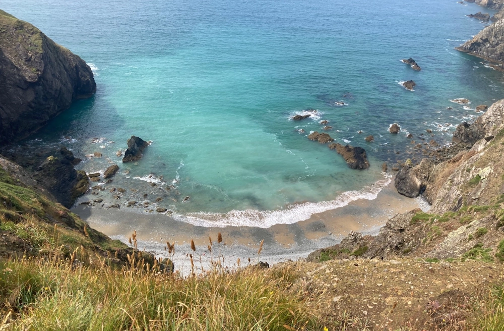 Pembrokeshire Coastal Path sea view from the RWC 100 mile race 2025